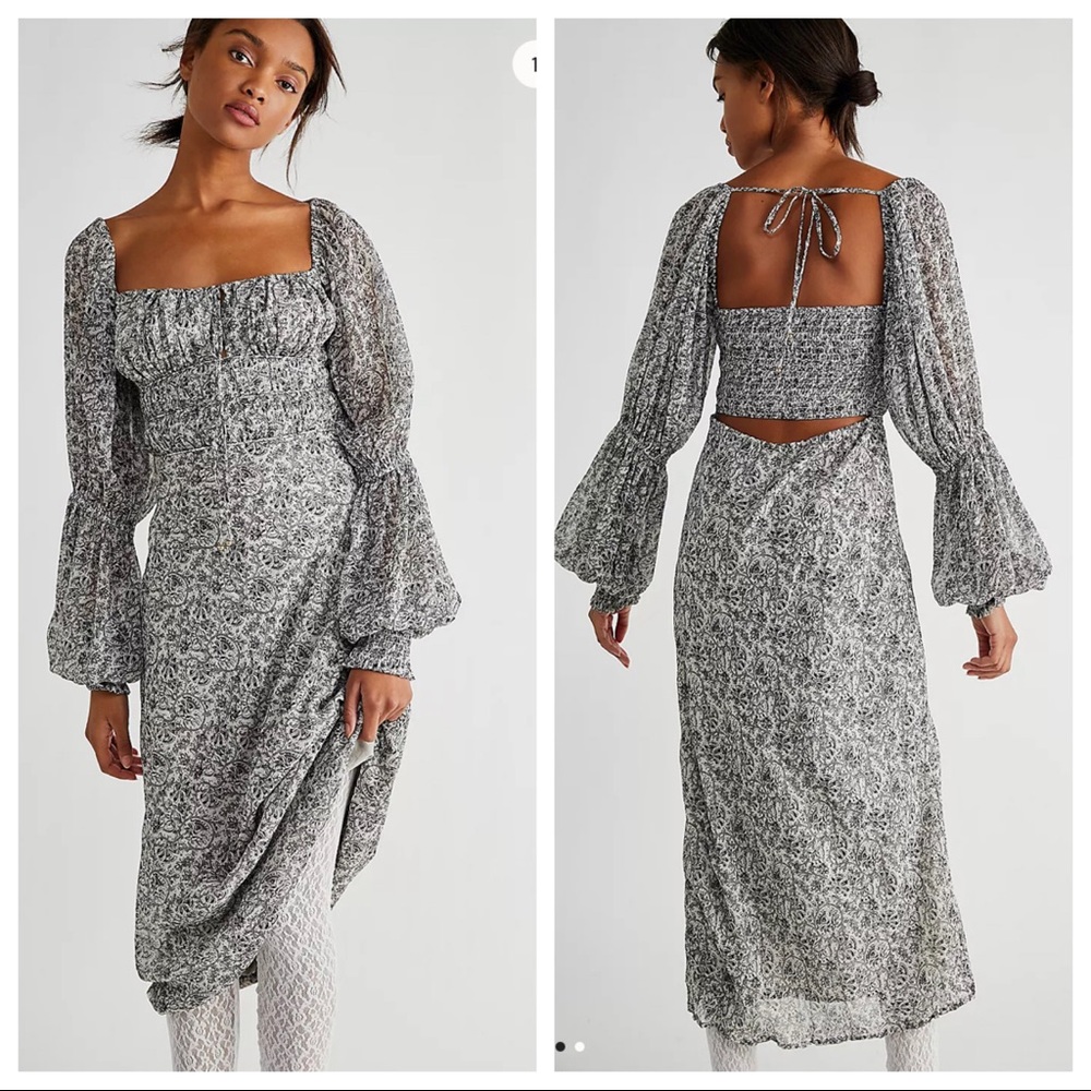 Free people Glow Up Midi Dress